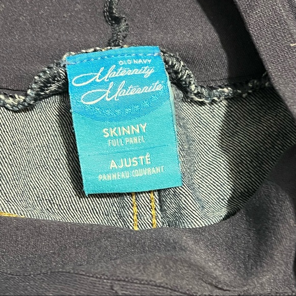 Old Navy Maternity Skinny Blue Jeans Size 4 Regular - Picture 7 of 8